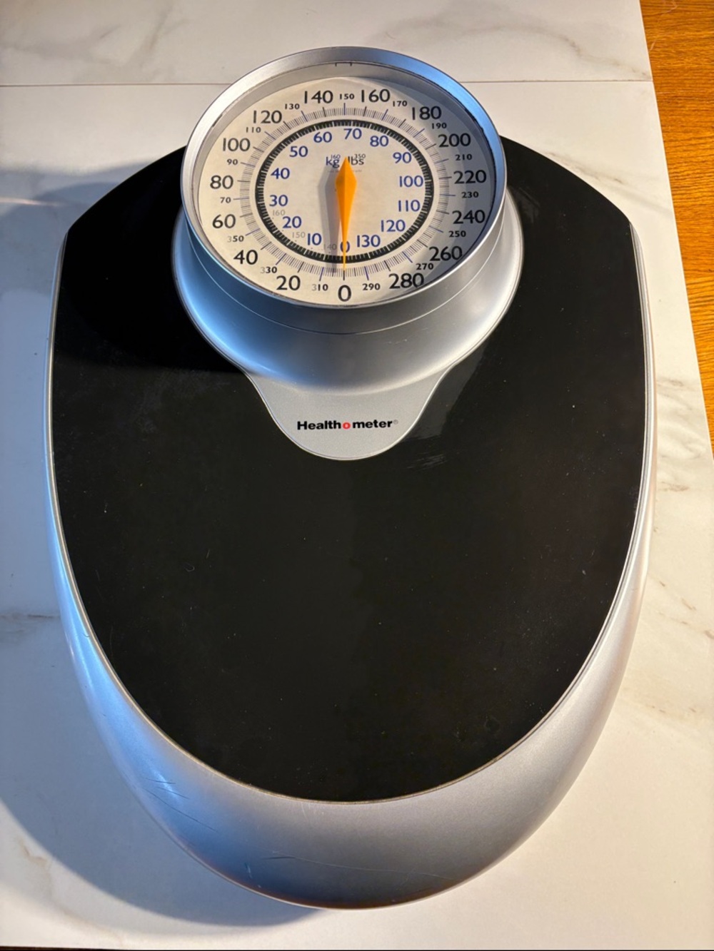 Health o meter Black and Silver Dial Bathroom Scale